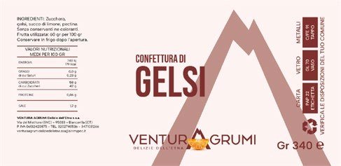 Etichetta confettura di Gelsi